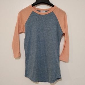 LulaRoe Size XS 3/4 Long Sleeve Top